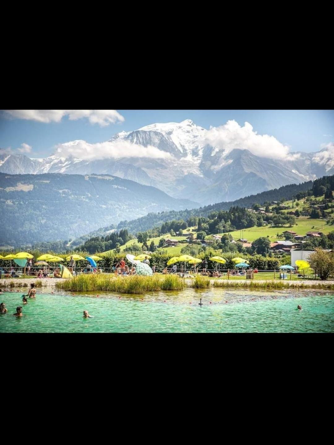 Studio Porte Du Mont Blanc Combloux Aux Pieds Des Pistes Exterior photo