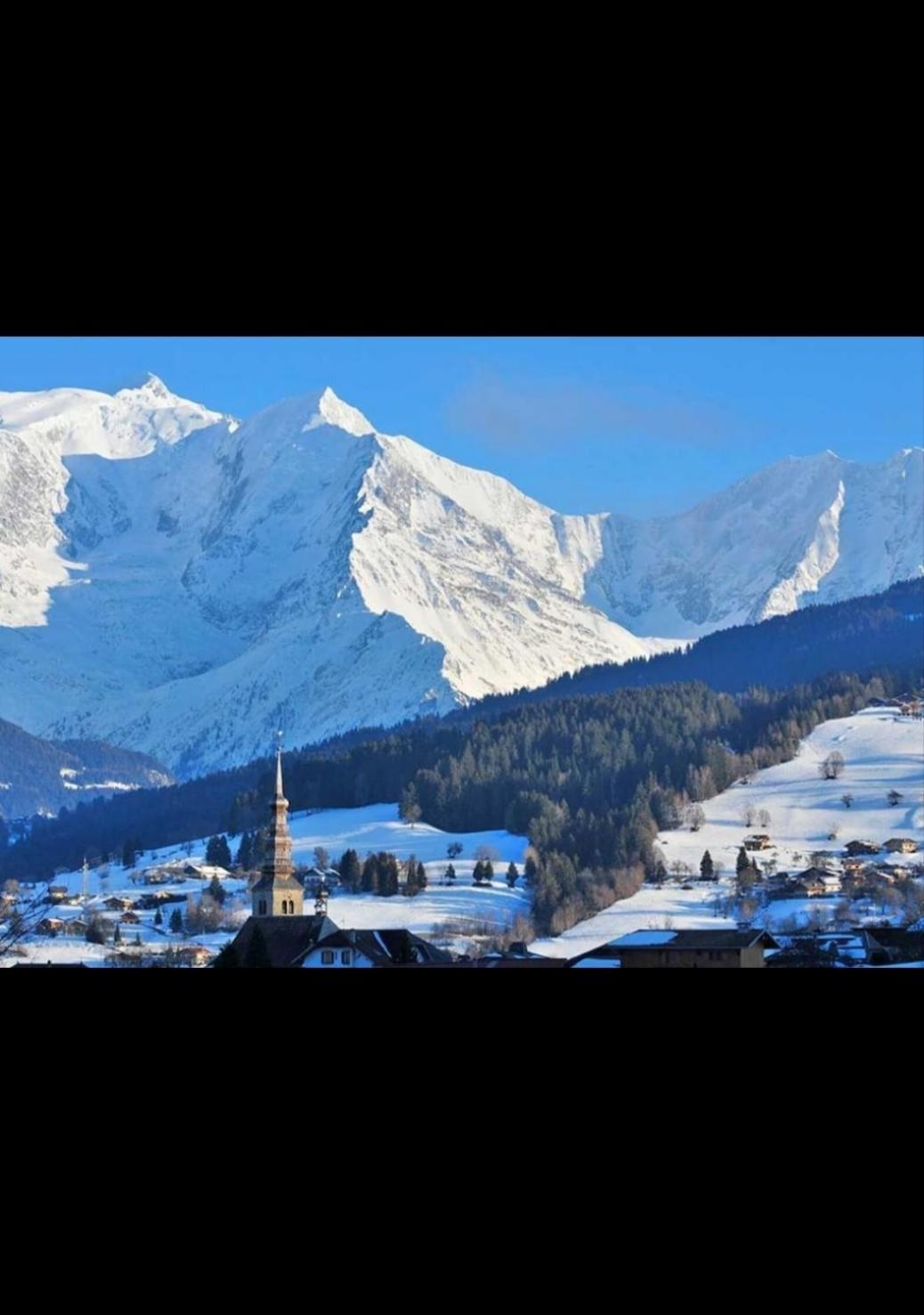 Studio Porte Du Mont Blanc Combloux Aux Pieds Des Pistes Exterior photo